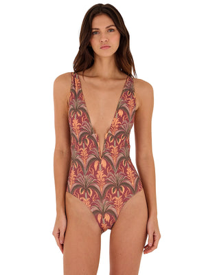 Malai: Goldstitch Deep Misha One-Piece (O48388)