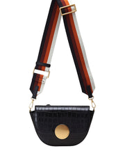 Oryany: Lottie Saddle Crossbody Bag (ORYB-LOTTIECRCCB-BLK)