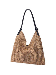 Oryany: Raffia Triangle Shoulder Bag (ORYB-RAFFIATSD-NTL)