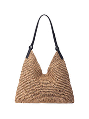 Oryany: Raffia Triangle Shoulder Bag (ORYB-RAFFIATSD-NTL)