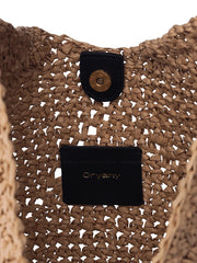 Oryany: Raffia Triangle Shoulder Bag (ORYB-RAFFIATSD-NTL)