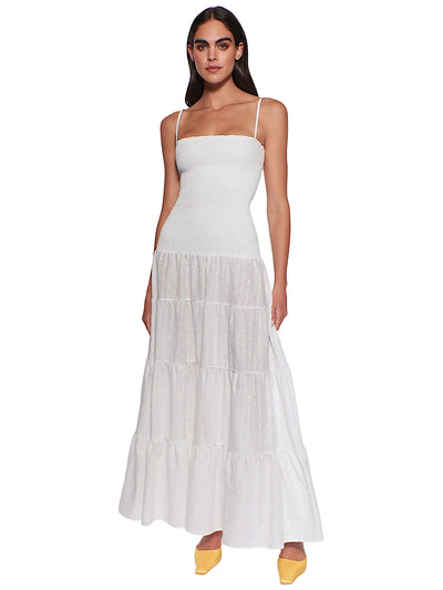 Peixoto: Clementine Maxi Dress (45035-WHTLTS)