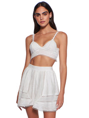 Peixoto: Jasmine-Celeste Mini Skirt (44007-WHTLTS-44017-WHTLTS)