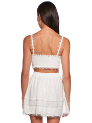 Peixoto: Jasmine-Celeste Mini Skirt (44007-WHTLTS-44017-WHTLTS)