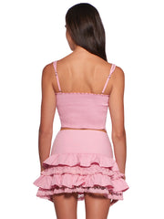 Peixoto: Sasha Corset-Lydia Mini Skirt (45039-PRPK-45040-PRPK)