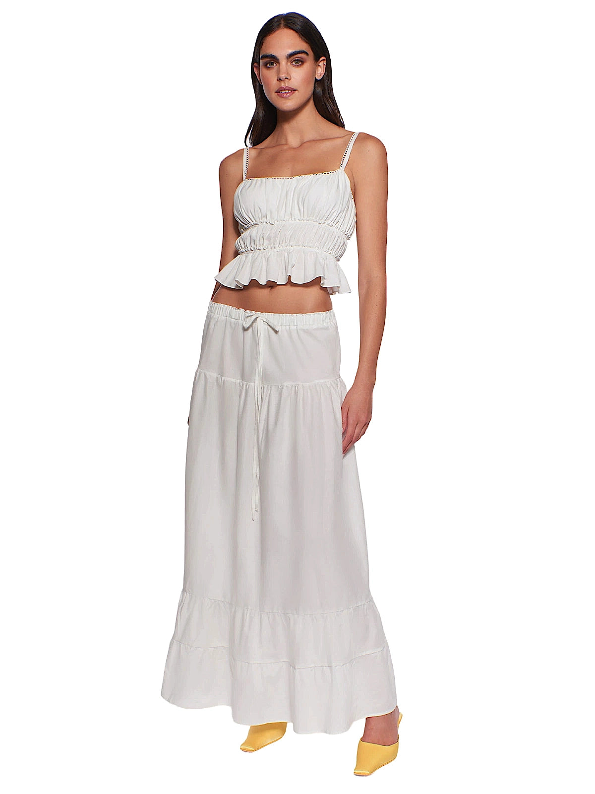 Peixoto: Amelia-Riley Maxi Skirt (45036-WHT-45037-WHT)