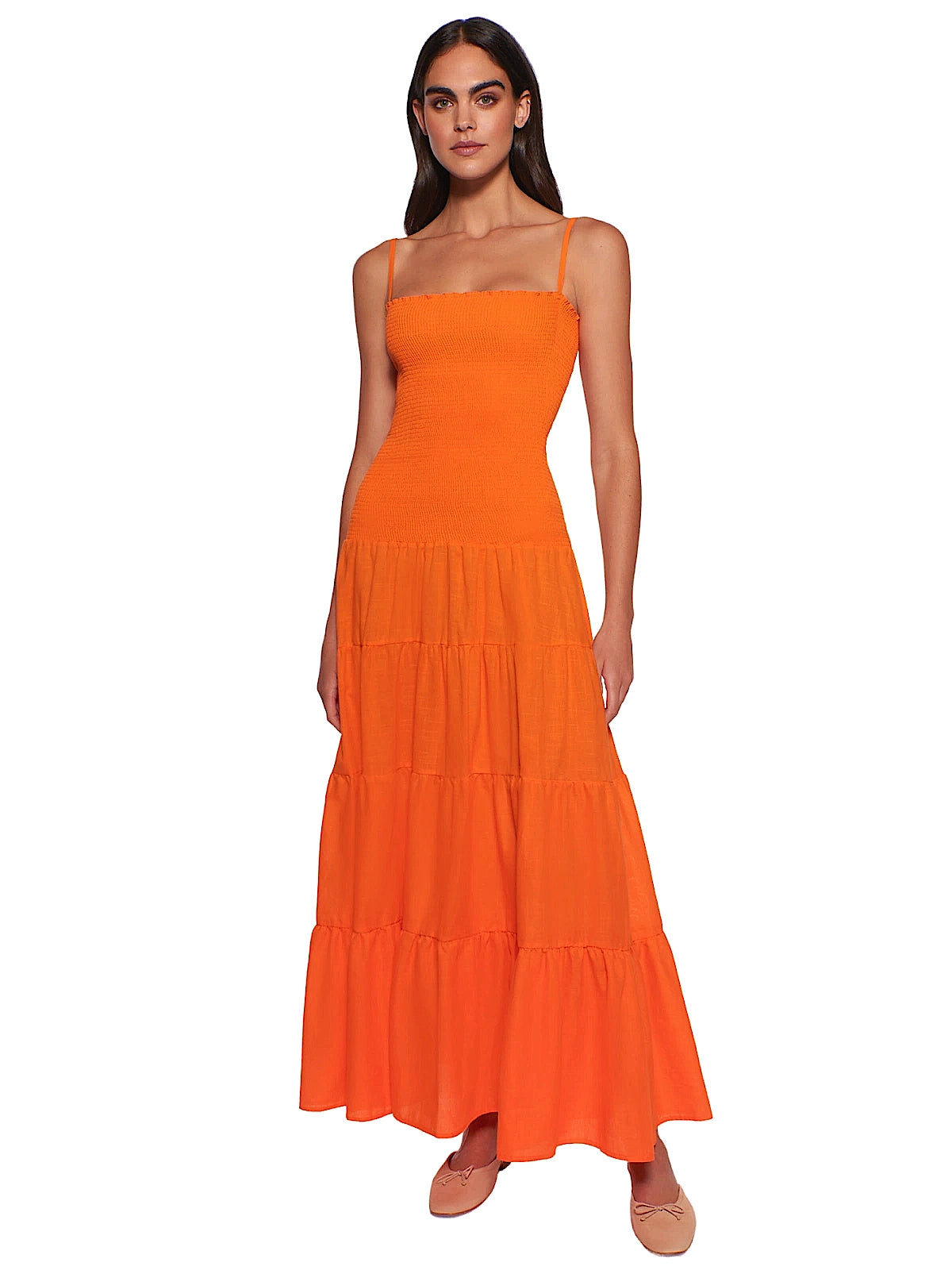Peixoto: Clementine Maxi Dress (45035-TANGE)