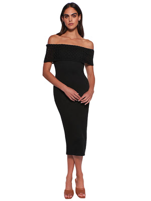 Peixoto: Avril Midi Knit Dress (43046-BLKT)