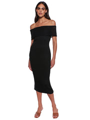 Peixoto: Avril Midi Knit Dress (43046-BLKT)