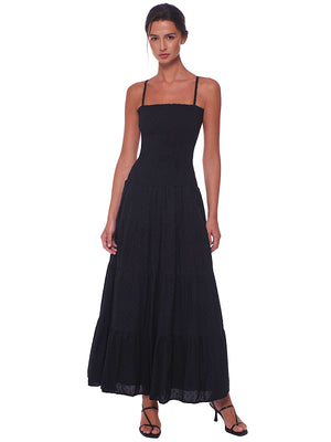 Peixoto: Clementine Maxi Dress (45035-BLKLN)