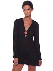 Peixoto: Angie Tunic (45006-BLKWEAVE)