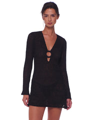 Peixoto: Angie Tunic (45006-BLKWEAVE)