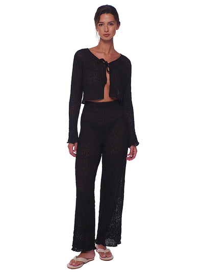 Peixoto: Jesse-Evy Pants (45007-BLKWEAVE-45008-BLKWEAVE)