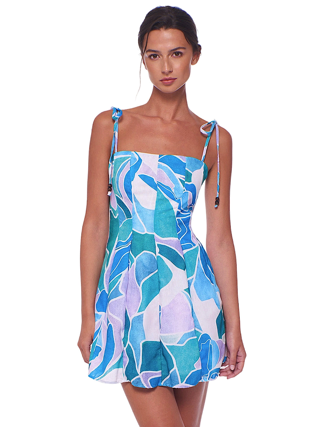 princess polly baby blue dress Odette Satin Mini Dress