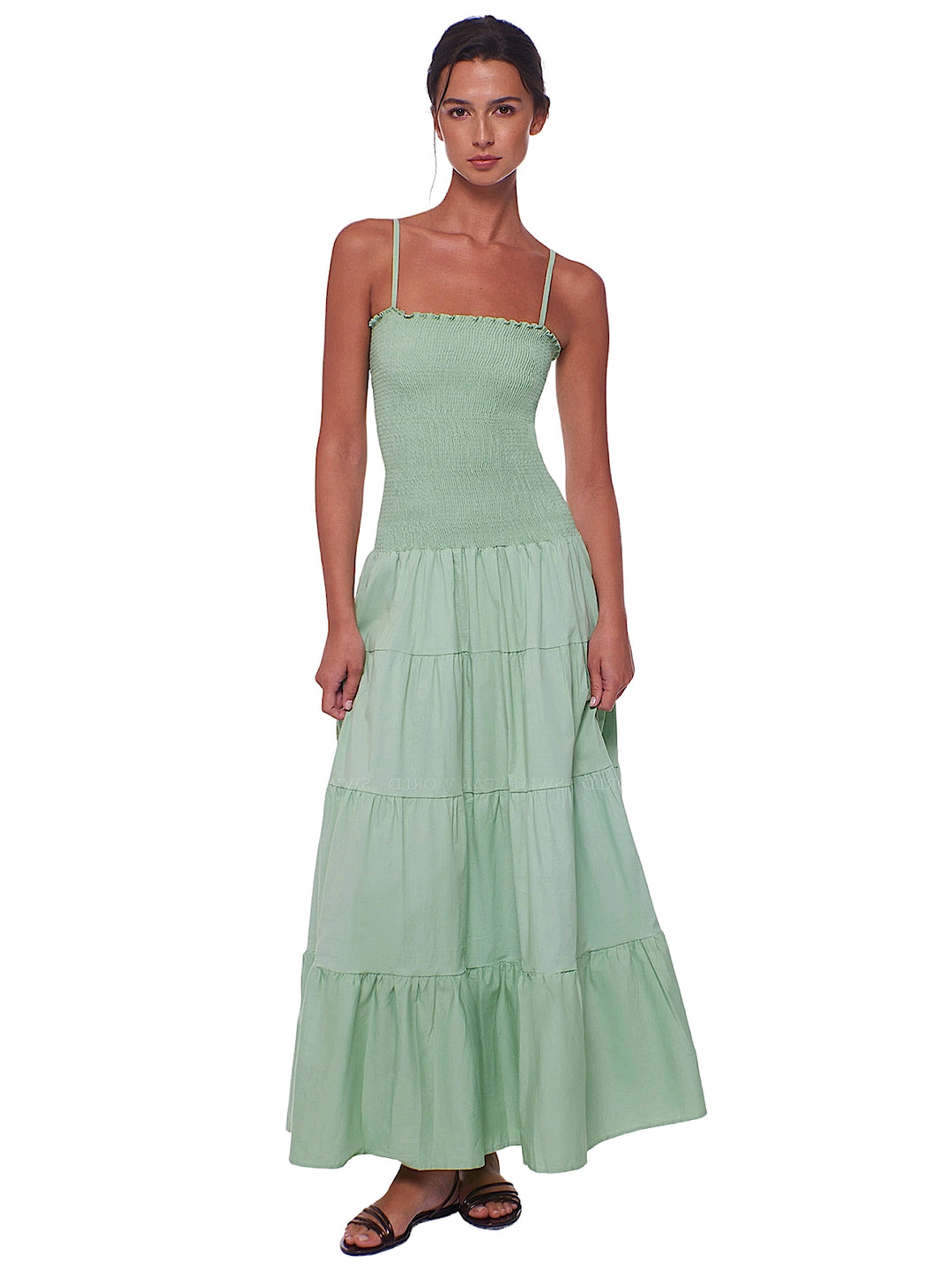 Peixoto: Clementine Maxi Dress (45035-PLMGRN) Xs