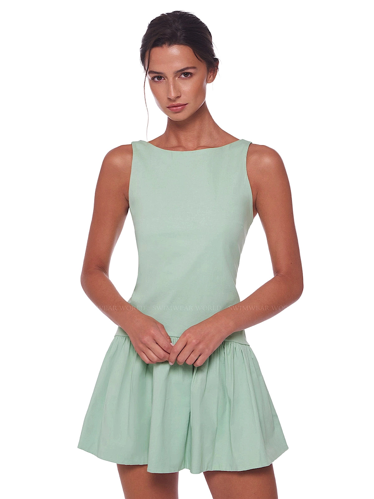 Peixoto: Addison Mini Dress (45038-PLMGRN)