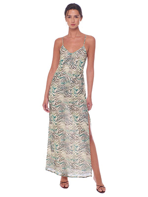 Peixoto: Olive Maxi Dress (45009-WLDGRV)