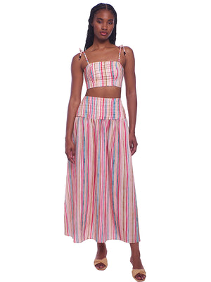 Peixoto: Ezra-Rowan Skirt (46012-CAPESTRP-46013-CAPESTRP)
