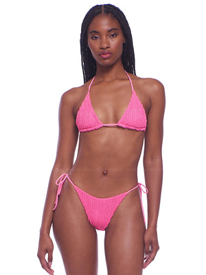 Peixoto: Benji-Ari Bikini (15005-PNKWEAVE-25005L-PNKWEAVE)