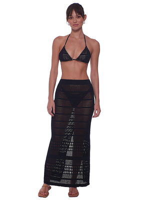 Peixoto: Ellis Maxi Skirt (43017-TRNBLK)