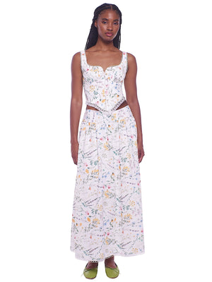 Peixoto: Lucia-Camila Maxi Skirt (46020-WLDFLR-46021-WLDFLR)