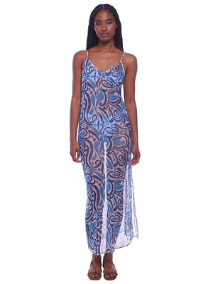 Peixoto: Olive Maxi Dress (45009-AMLFDRMS)