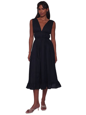 Peixoto: Ava Midi Dress (46018-BLK)