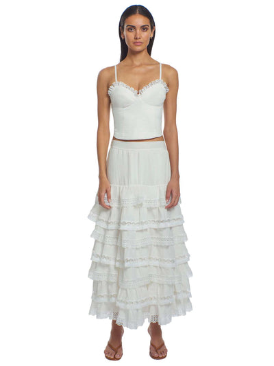 Peixoto: Josie Cami-Adina Skirt (44013-WHT-44012-WHT)