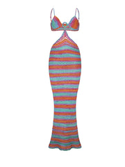 Capittana: Martina Crochet Dress Multicolor (C1019)