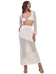 Capittana: Olga Ivory Set Knitted (C1186T-C1186B)