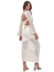 Capittana: Olga Ivory Set Knitted (C1186T-C1186B)