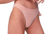 Estefania Orange Shiny Bikini ::RET