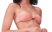 Estefania Orange Shiny Bikini