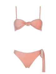 Capittana: Estefania Orange Shiny Bikini (C1056T-C1056B)