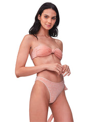 Capittana: Estefania Orange Shiny Bikini (C1056T-C1056B)