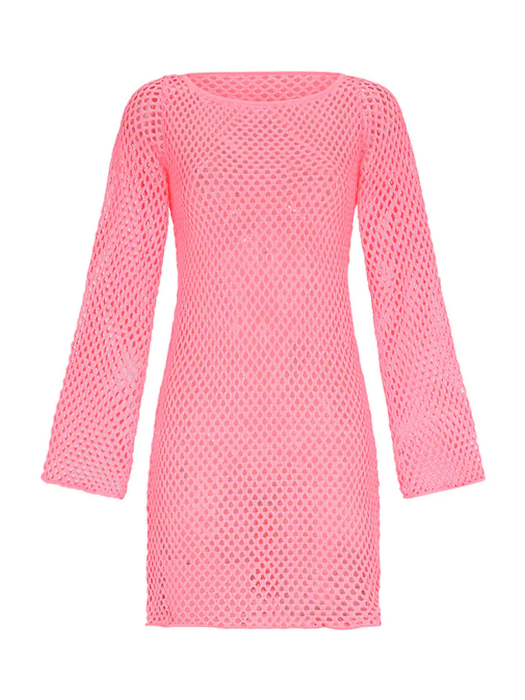 Capittana: Lana Neon Pink Crochet Dress (C1127) – Swimwear World