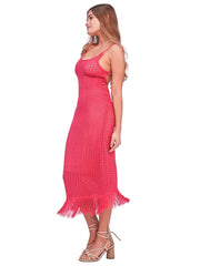Capittana: Ali Fuchsia Knitted Dress (C1134)