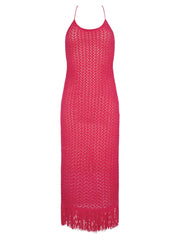 Capittana: Ali Fuchsia Knitted Dress (C1134)