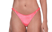 Ale Neon Pink Velvet Bikini ::RET