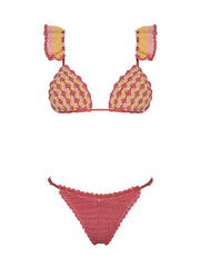 Capittana: Anita Pink Crochet Bikini (C1174T-C1174B)