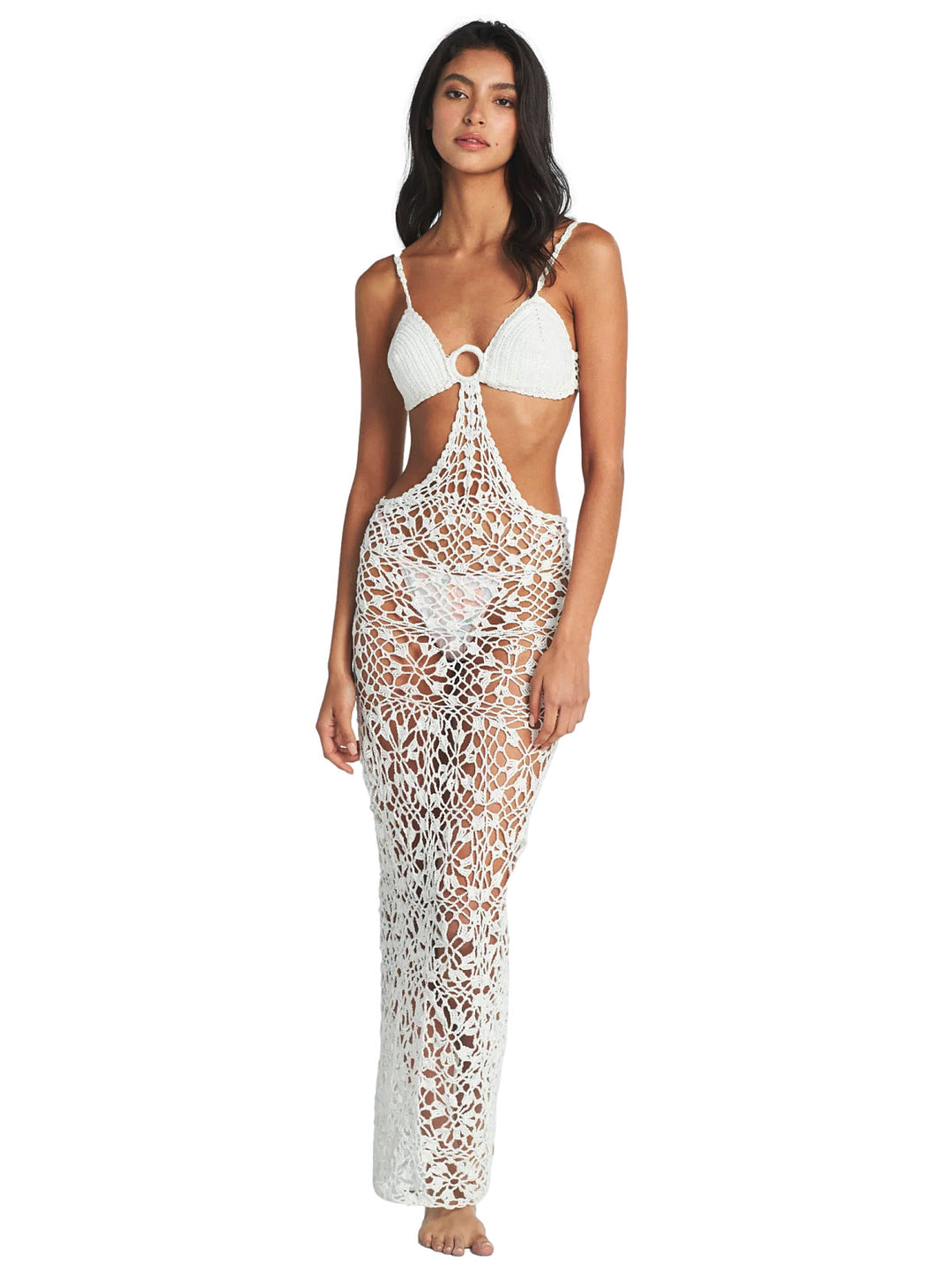Capittana: Martina Ivory Crochet Dress | Swimwear World Capittana: Martina Ivory Crochet Dress | Swimwear World