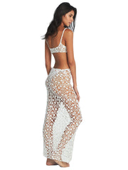 Capittana: Martina Ivory Crochet Dress (C843)