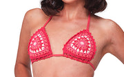 Cuba Fuchsia Crochet Bikini ::RET