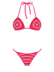 Capittana: Cuba Fuchsia Crochet Bikini (C1040T-C1040B)