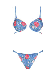 Capittana: Rachel Denim Peony Bikini (C1071T-C1071B)