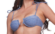 Kenya Blue Shiny LW Bikini ::RET