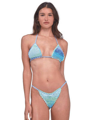 Capittana: Kendall Blue Crochet Bikini (C1169T-C1169B)