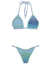Capittana: Kendall Blue Crochet Bikini (C1169T-C1169B)