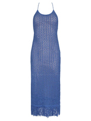 Capittana: Ali Blue Knitted Dress (C1135)