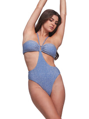 Capittana: Pierina Blue Shiny One Piece (PIE-BLU)